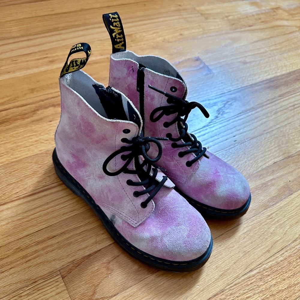 Dr. Martens 1460 Pascal Pink Suede Boots